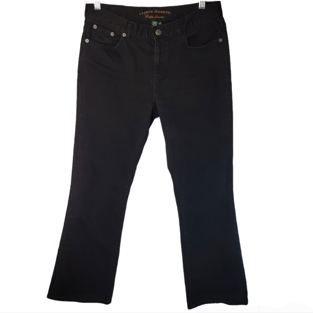 Ralph Lauren Black High Waist Classic Bootcut Jeans, EUC, size 6P